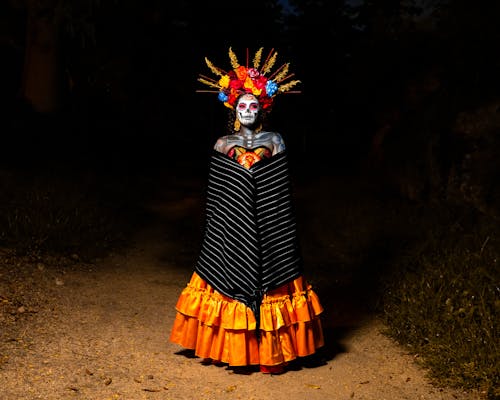 Бесплатное стоковое фото с animas, calaca, catrina