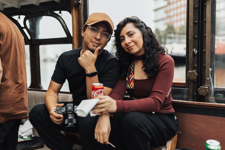 Portrait Of Couple On A Trip 