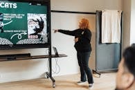Woman Giving a Presentation