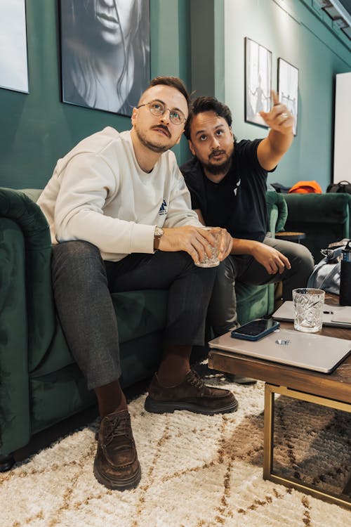 Two Men during Conversation · Free Stock Photo