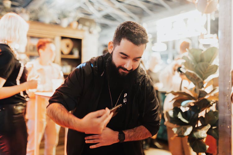 Smiling Man With A Beard 