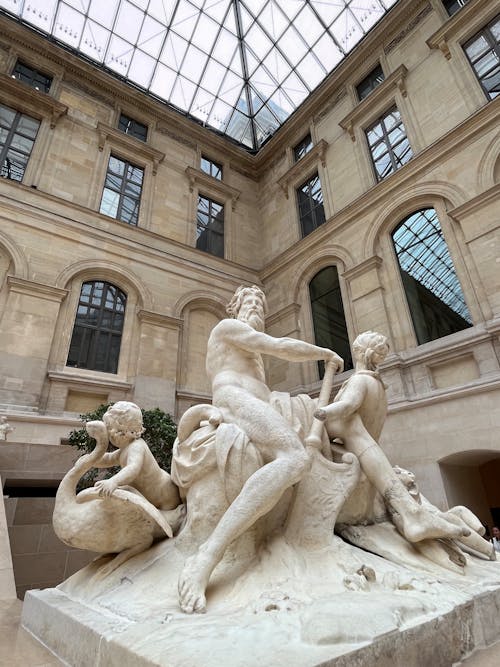 Δωρεάν στοκ φωτογραφιών με άγαλμα, Γαλλία, Λούβρο