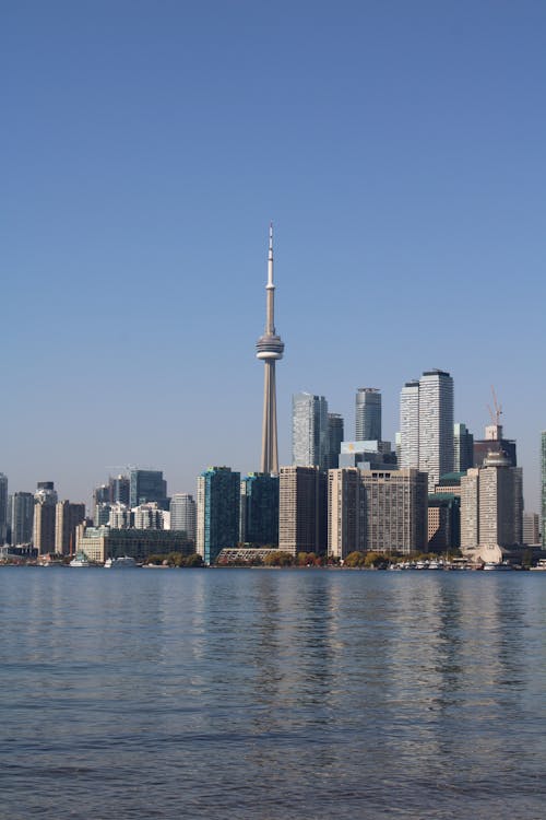 Waterfront of Downtown Toronto with CN Tower 