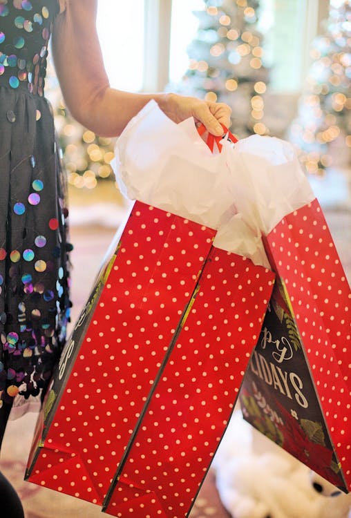 お祝い, クリスマス, バッグの無料の写真素材