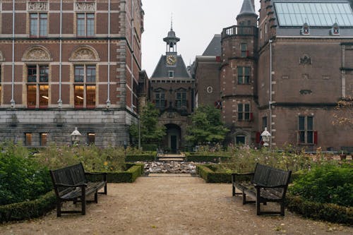 Park and Rijksmuseum in Amsterdam