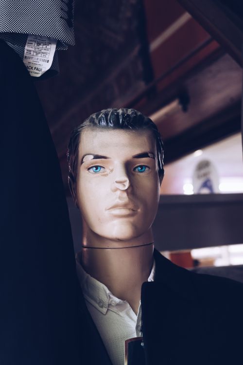 Free A realistic male mannequin in a fashion display in Denizli, Türkiye. Stock Photo