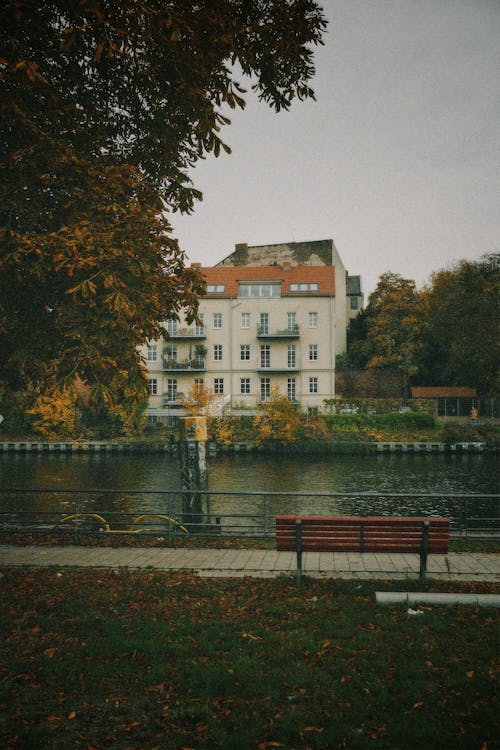 Park with River and Building behind