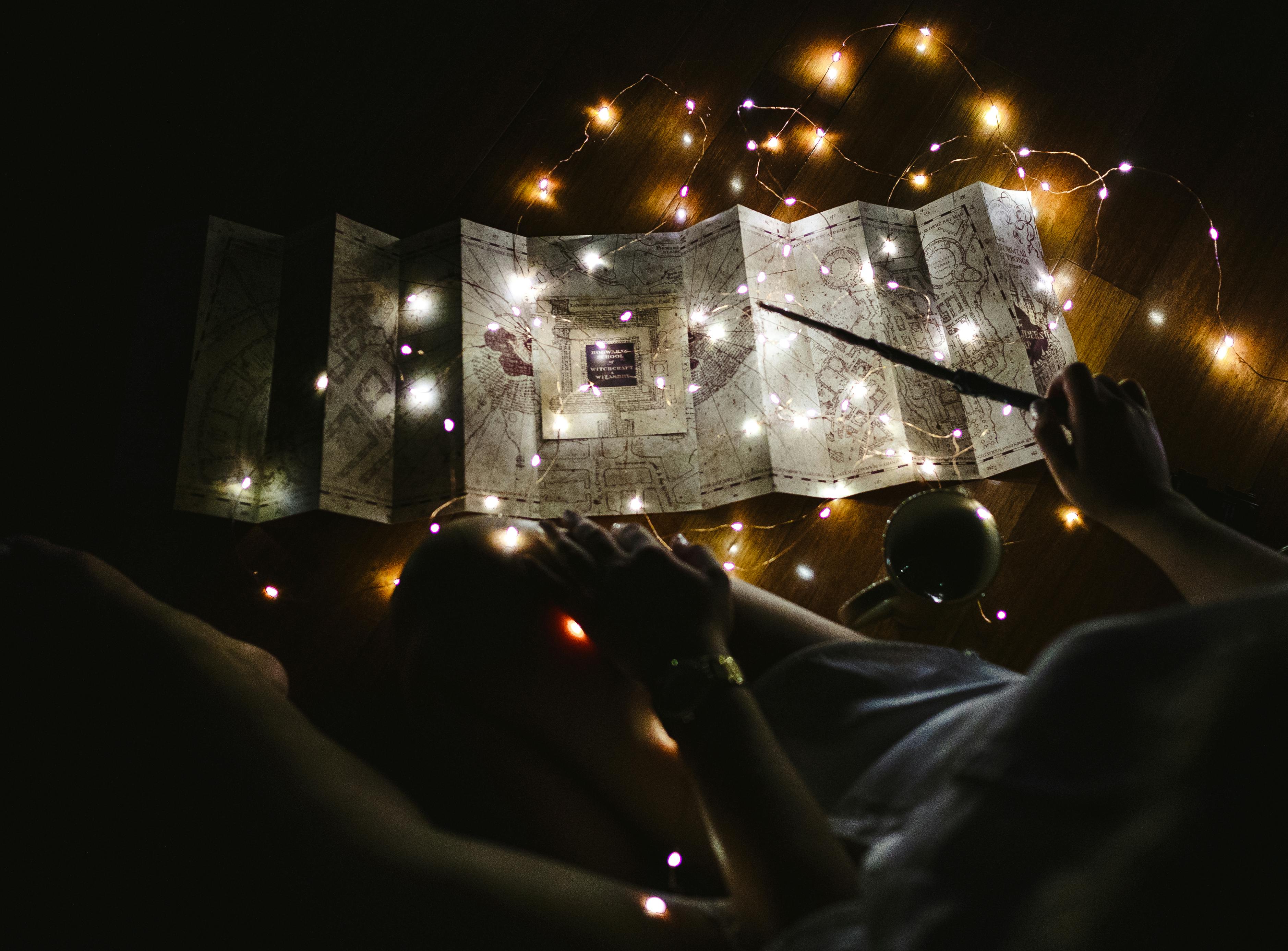 4kの壁紙 クリスマスの灯り ハリーポッターの無料の写真素材