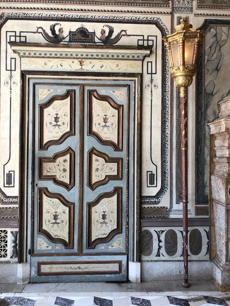 Antique Door In A Museum