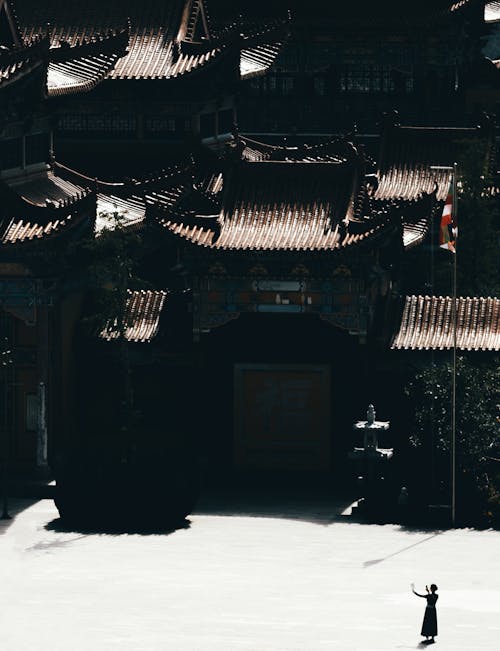 Temple in Snow