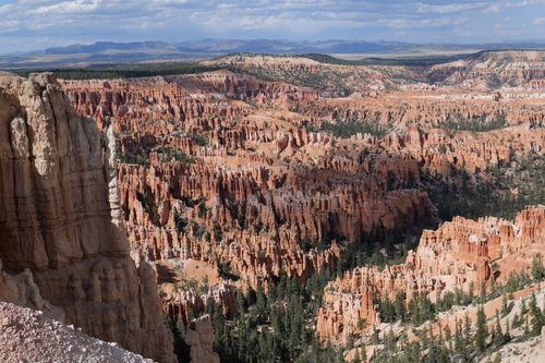 Free Breathtaking panoramic view of Bryce Canyon's unique hoodoos under a clear sky in Utah, USA. Stock Photo