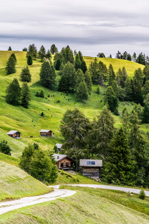 Houses in Mountains