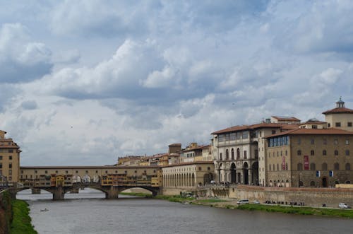 View of Ponte Vecchio in Florence, Italy 