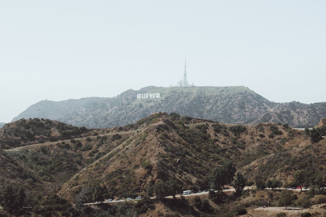 Griffith Park with the Famous Hollywood Sign on Mount Lee