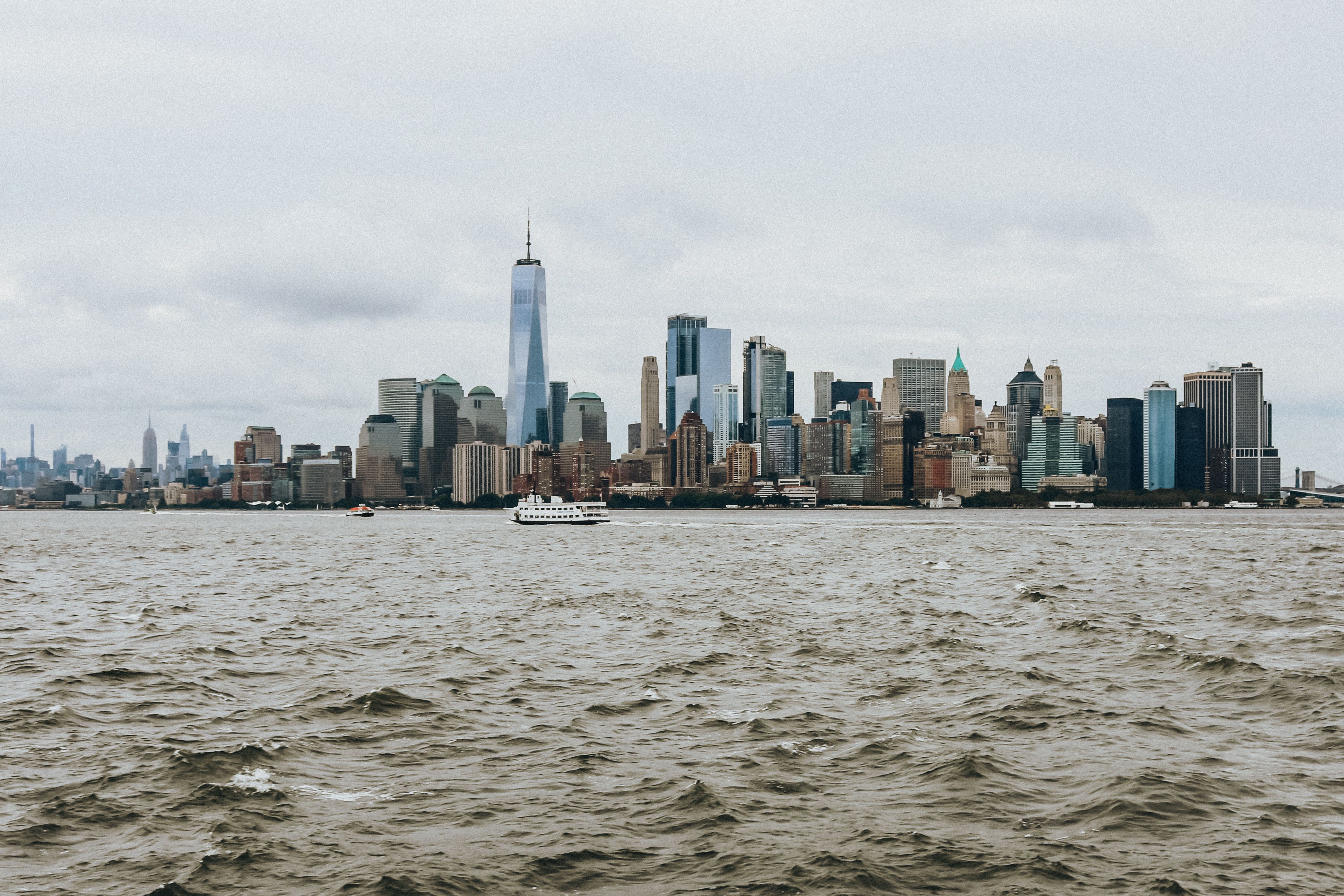 Breathtaking view of New York City's skyline featuring iconic skyscrapers and urban architecture.