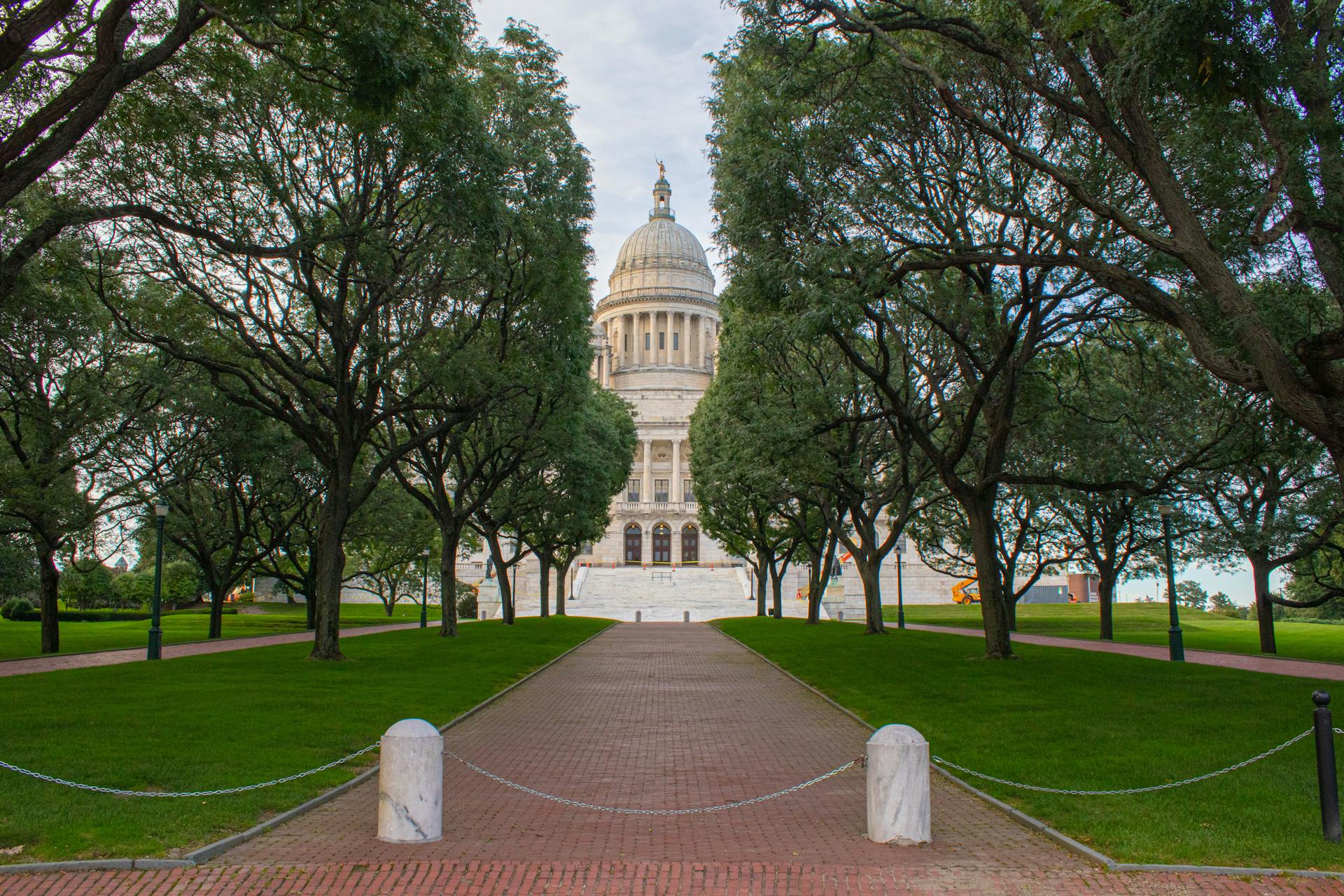 Rhode Island State House in Summer