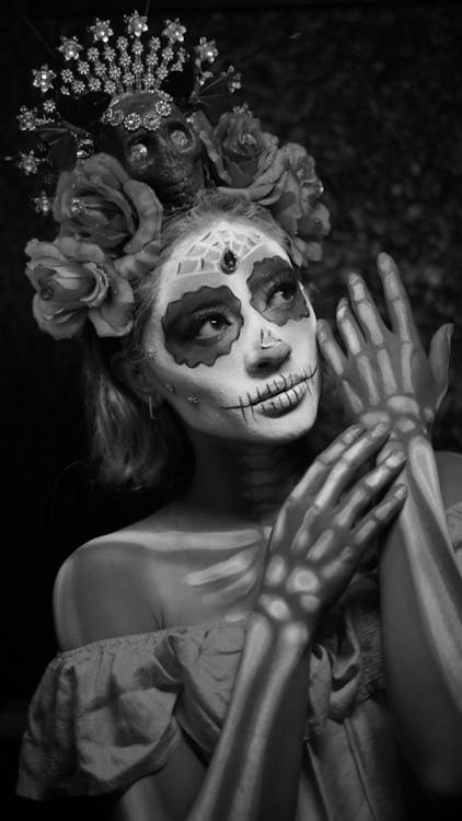 Kostenloses Stock Foto zu catrina, dia de muertos, frau