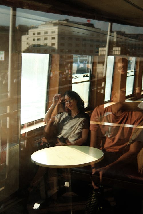 Couple Travelling on a Passenger Ship 