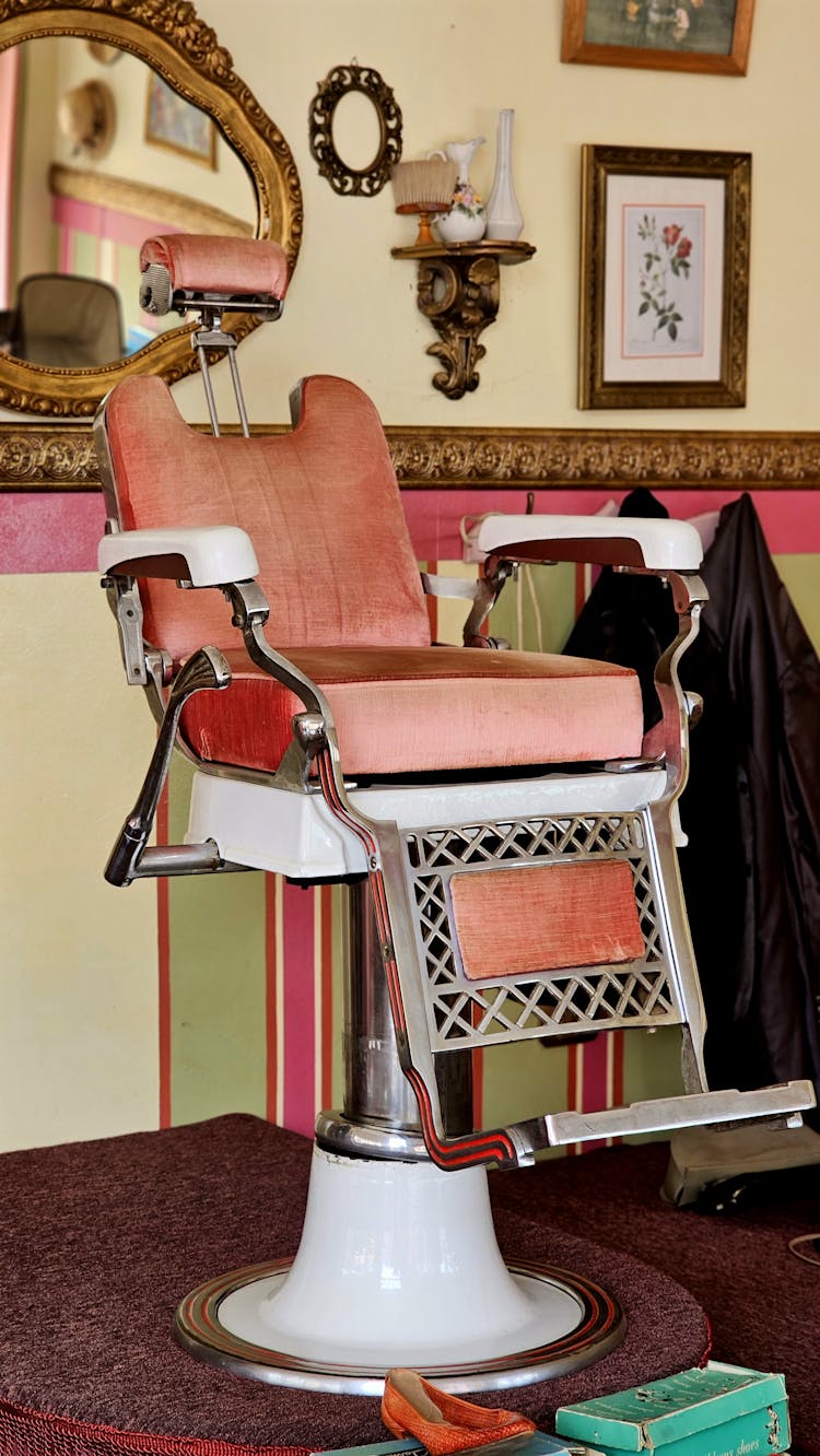 Vintage Armchair At Hairdresser