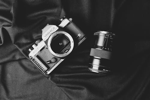 Ảnh lưu trữ miễn phí về camera analog, đen và trắng, Máy ảnh