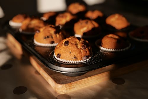 Cupcakes on Tray