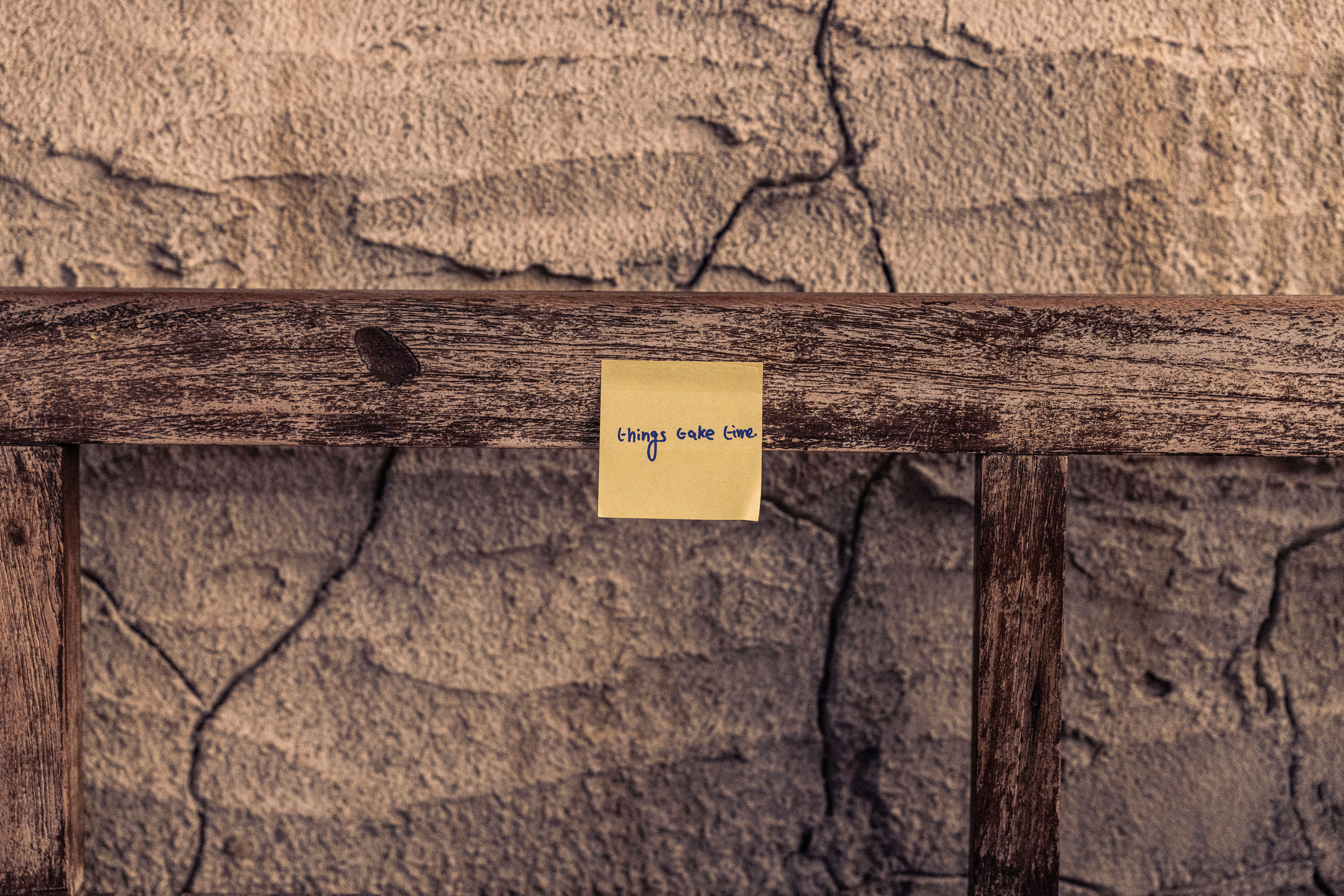 wall covered sticky notes workshop