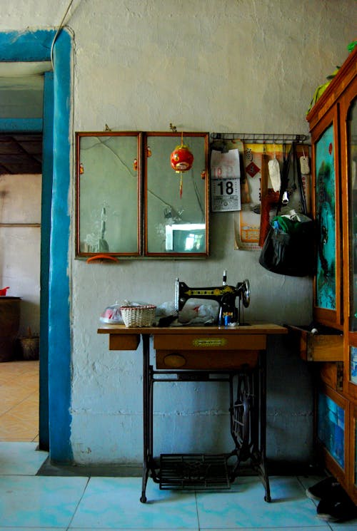 Sewing Machine in a Workshop