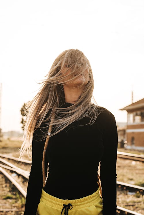 Free stock photo of dreadlocks, girl, hair Stock Photo