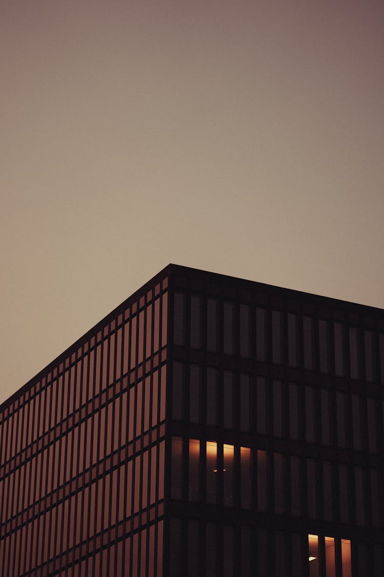 Office Building In The Evening 