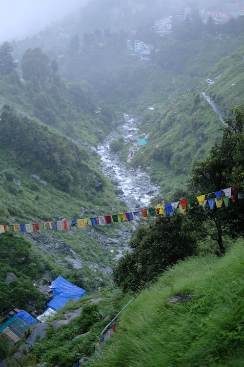 Prayer Flags over Valley