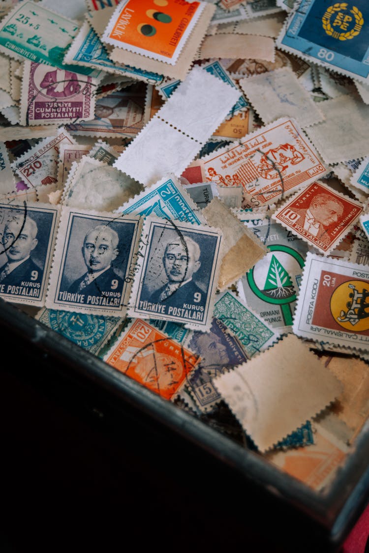 Collection Of Turkish Postage Stamps