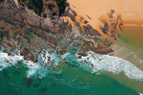 Fotografia Aérea De Corpo D'água