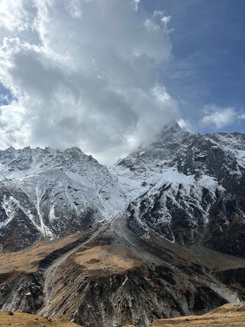 垂直拍攝, 山, 景觀 的 免費圖庫相片