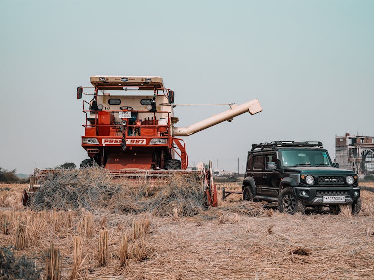 Harvester And Suzuki Jimmy