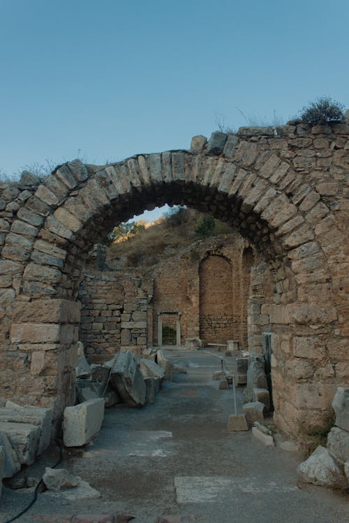 Stone Arch over Ancient Ruins