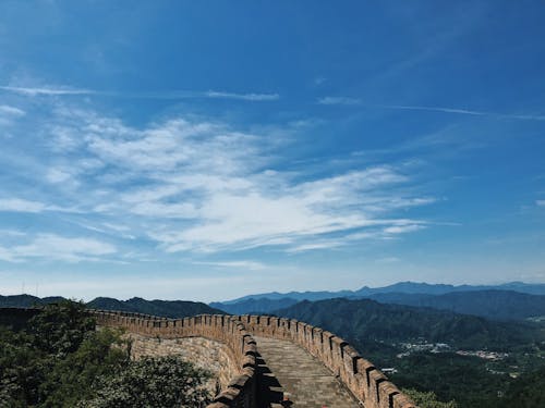 Free Part of the Great Wall of China in Beijing Stock Photo