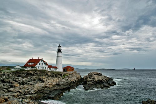 Lighthouse Near Sea