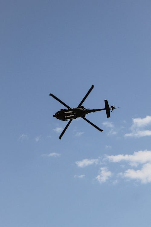 Helicopter during Flight