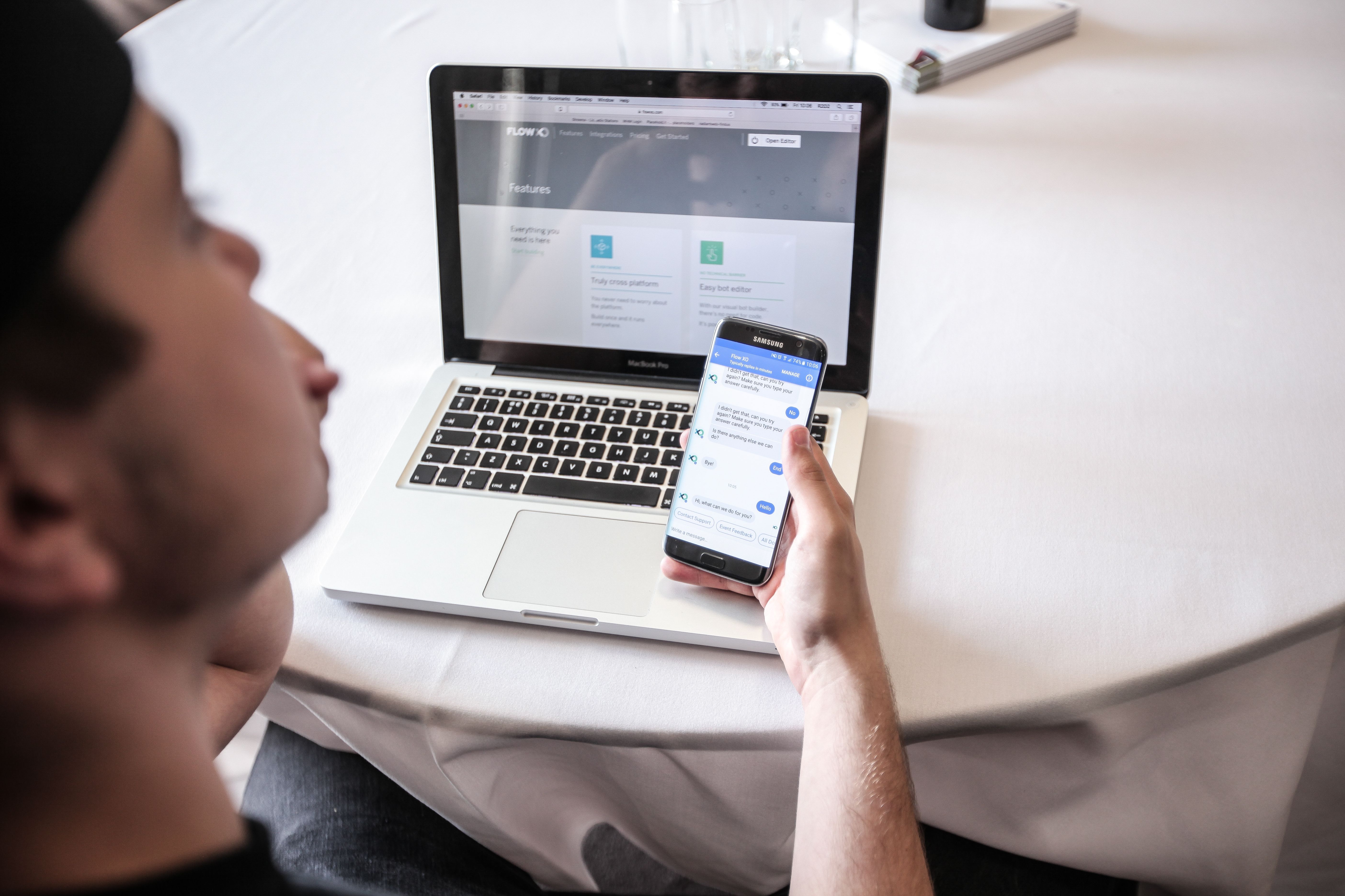 Free stock photo of bot, cellphone, chat bot