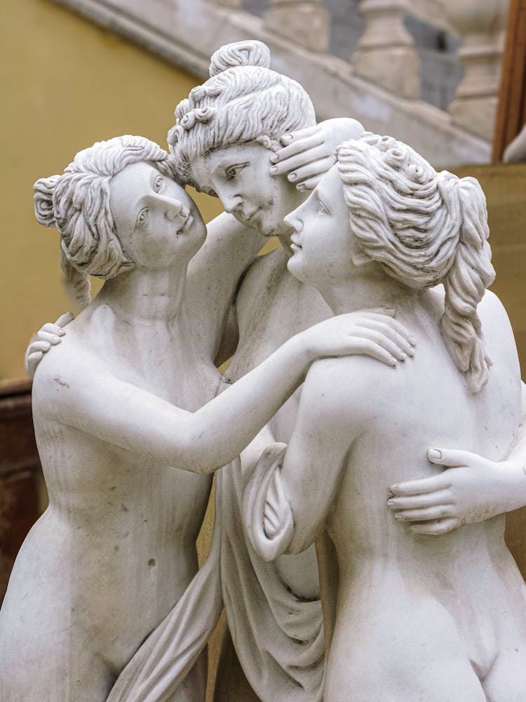 The Three Graces Sculpture By Antonio Canova