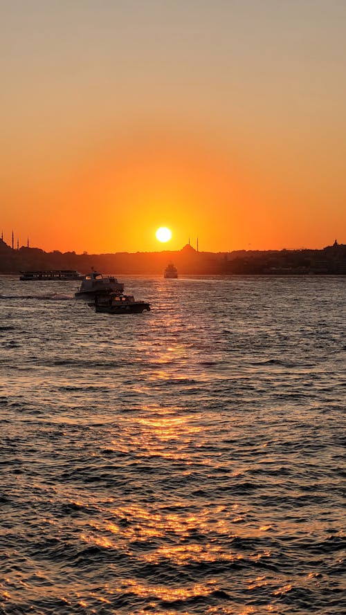 Bosphorus in Istanbul at Sunset