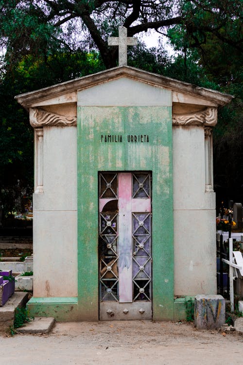 Free A Family Tomb in a Cemetery  Stock Photo