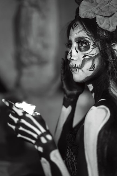 Imagine de stoc gratuită din alb-negru, catrina, dia de los muertos