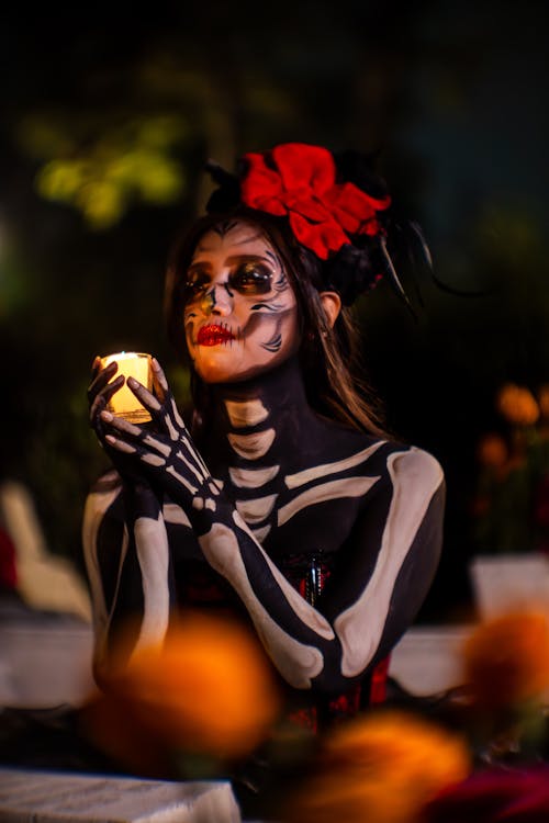 Foto d'estoc gratuïta de dia de la mort, diademuertos, disfressa