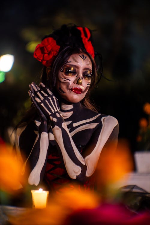 Woman Skeleton Costume