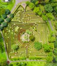 Aerial Photography of Maze Bush