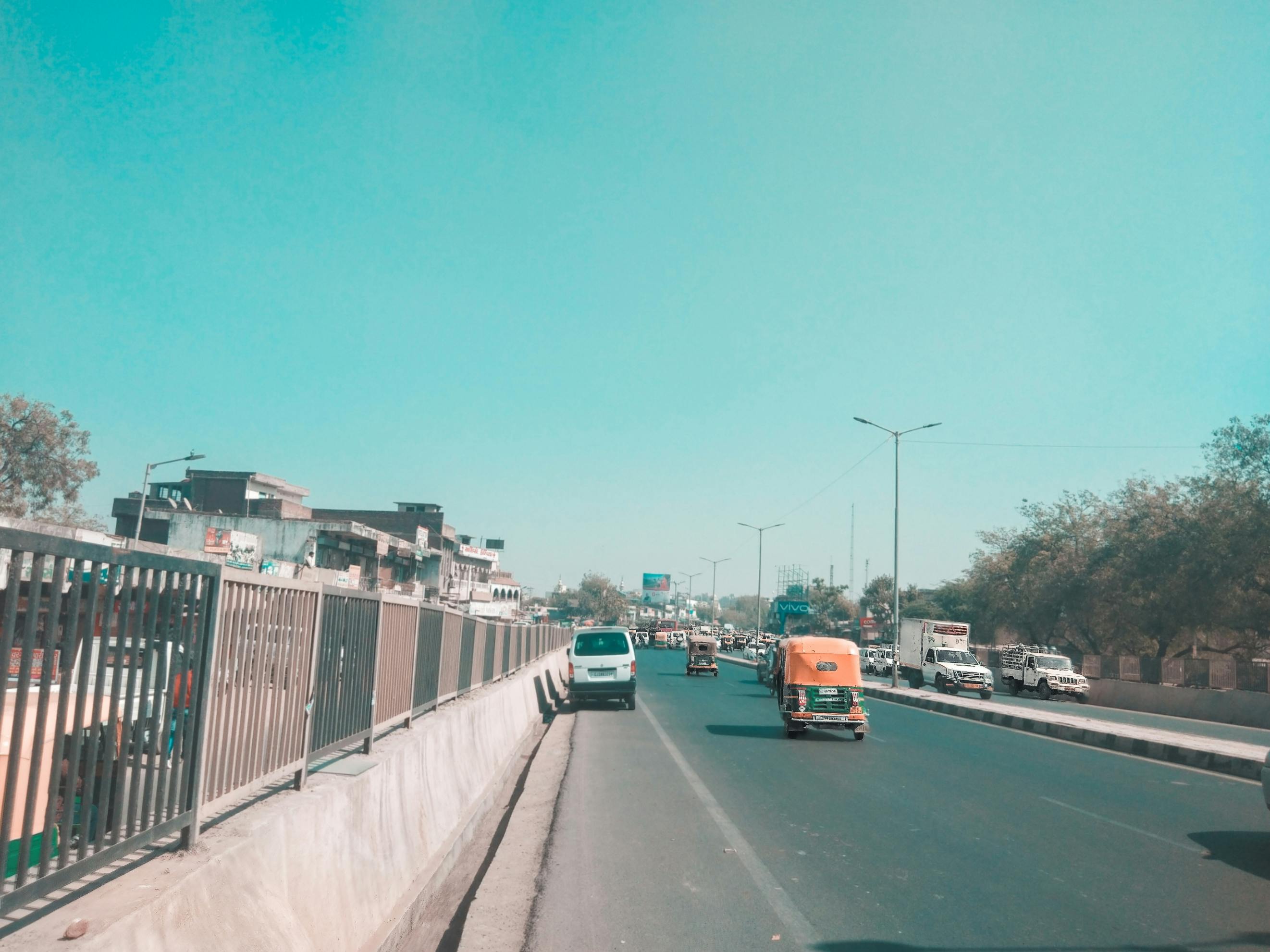 Free stock photo of #ahemdabad #india #gujarat #traffic #color #colorfull city #city #india city