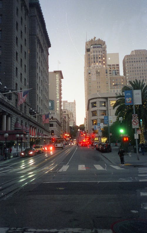 View of the Union Square in San Francisco, California, USA