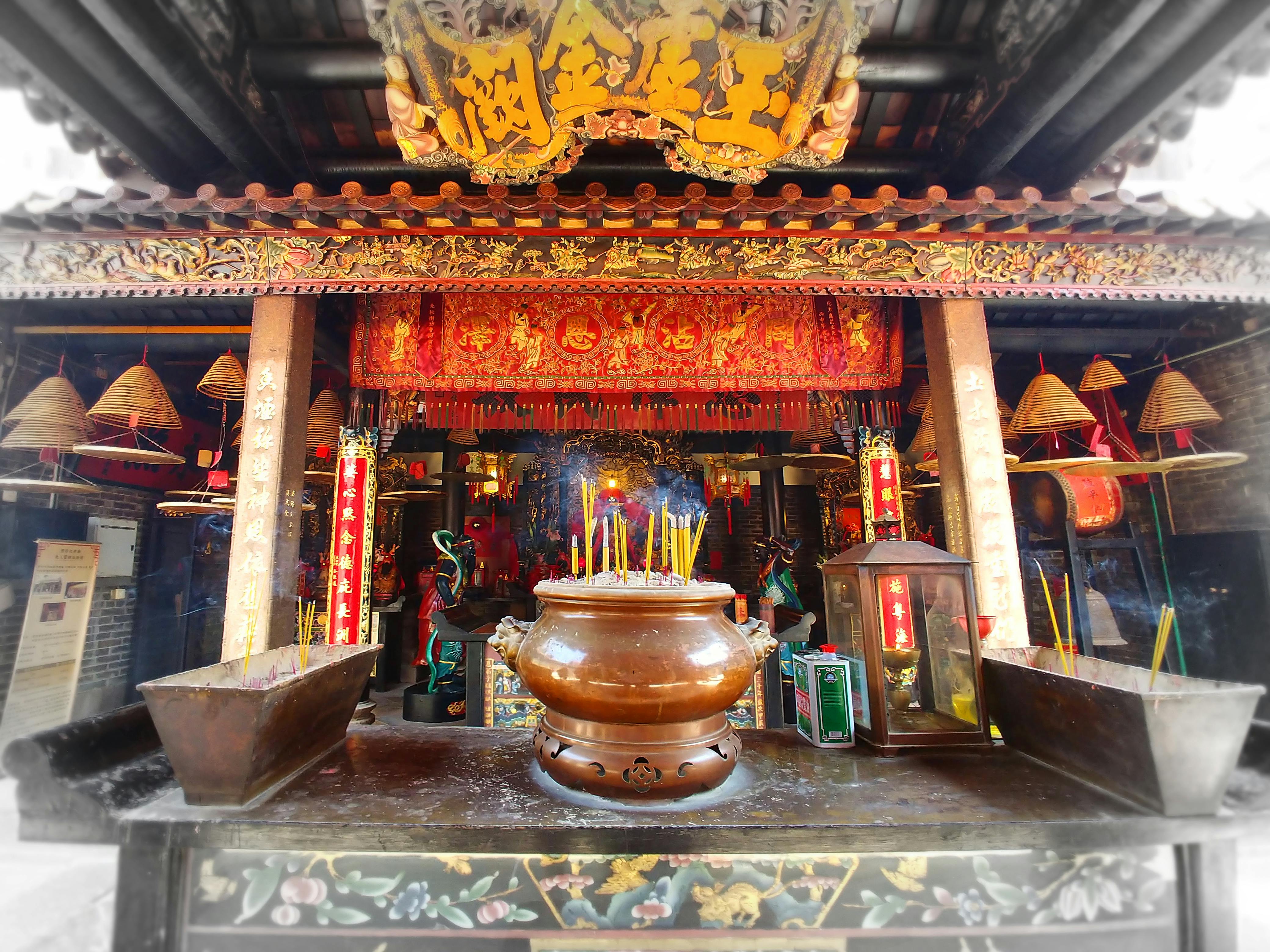 Free stock photo of buddhist temple, chinese architecture, incense stick