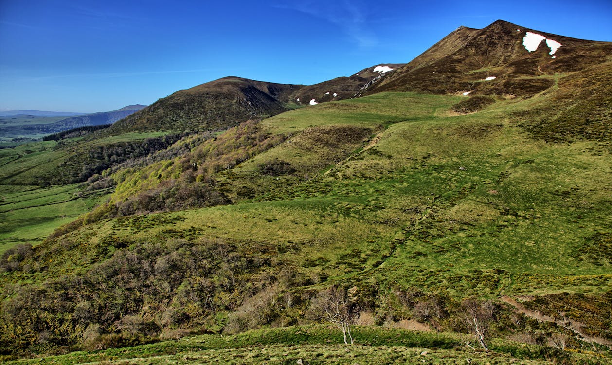 丘, 田舎, 緑の無料の写真素材